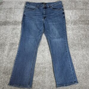 Threadgrit Jeans Men's 38x32 Blue Denim Wylie Relaxed Straight